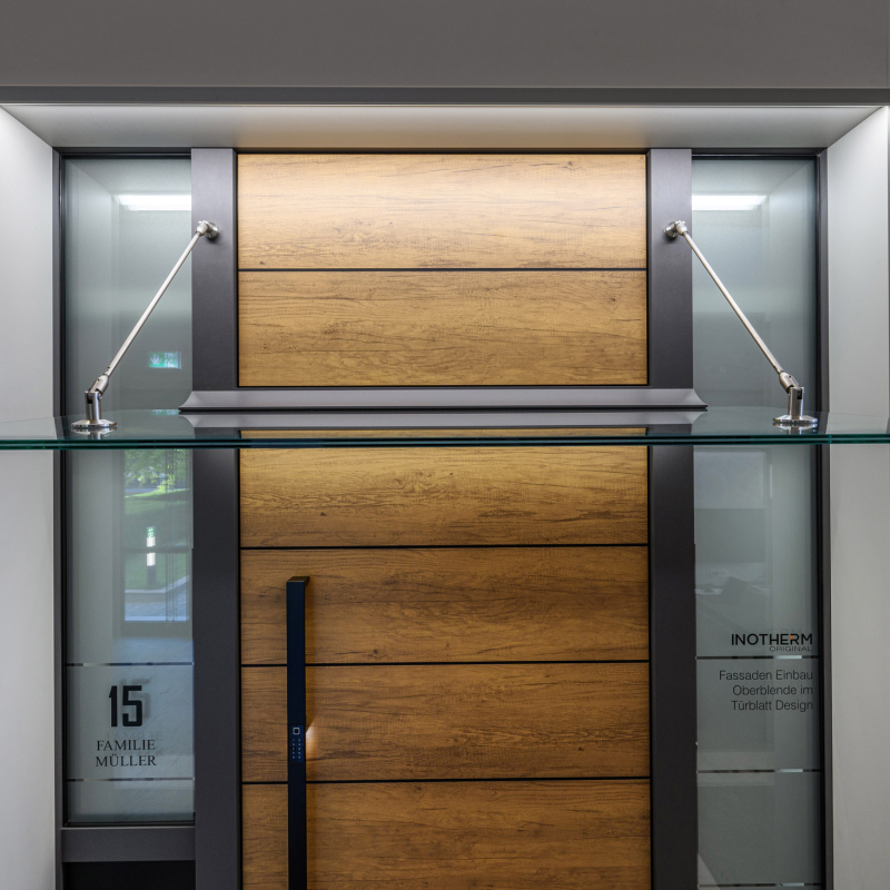 Eleganten nadstrešek za vhodna vrata