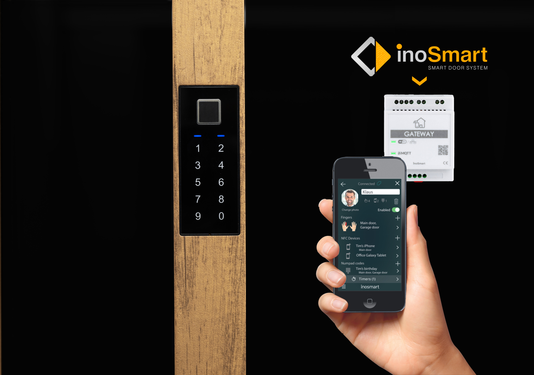Inosmart sur portes en aluminium